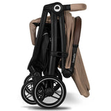 Carucior sport, Lionelo, Ingrid, Capotina impermeabila cu filtru UPF50+, Pana la 22 Kg, Spatar reglabil in 3 pozitii, Include suport pahar si plasa de tantari, Sistem pentru pliere automata, 6 luni+, Bej