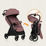 Carucior sport, Lionelo, Ingrid, Capotina impermeabila cu filtru UPF50+, Pana la 22 Kg, Spatar reglabil in 3 pozitii, Include suport pahar si plasa de tantari, Sistem pentru pliere automata, 6 luni+, Roz