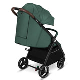 Carucior sport, Lionelo, Ingrid, Capotina impermeabila cu filtru UPF50+, Pana la 22 Kg, Spatar reglabil in 3 pozitii, Include suport pahar si plasa de tantari, Sistem pentru pliere automata, 6 luni+, Verde