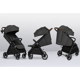 Carucior sport, Lionelo, Ingrid, Capotina impermeabila cu filtru UPF50+, Pana la 22 Kg, Spatar reglabil in 3 pozitii, Include suport pahar si plasa de tantari, Sistem pentru pliere automata, 6 luni+, Gri