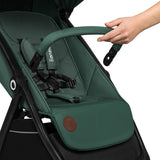 Carucior sport, Lionelo, Ingrid, Capotina impermeabila cu filtru UPF50+, Pana la 22 Kg, Spatar reglabil in 3 pozitii, Include suport pahar si plasa de tantari, Sistem pentru pliere automata, 6 luni+, Verde