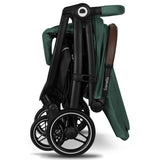 Carucior sport, Lionelo, Ingrid, Capotina impermeabila cu filtru UPF50+, Pana la 22 Kg, Spatar reglabil in 3 pozitii, Include suport pahar si plasa de tantari, Sistem pentru pliere automata, 6 luni+, Verde