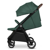 Carucior sport, Lionelo, Ingrid, Capotina impermeabila cu filtru UPF50+, Pana la 22 Kg, Spatar reglabil in 3 pozitii, Include suport pahar si plasa de tantari, Sistem pentru pliere automata, 6 luni+, Verde