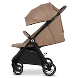 Carucior sport, Lionelo, Ingrid, Capotina impermeabila cu filtru UPF50+, Pana la 22 Kg, Spatar reglabil in 3 pozitii, Include suport pahar si plasa de tantari, Sistem pentru pliere automata, 6 luni+, Bej