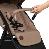 Carucior sport, Lionelo, Ingrid, Capotina impermeabila cu filtru UPF50+, Pana la 22 Kg, Spatar reglabil in 3 pozitii, Include suport pahar si plasa de tantari, Sistem pentru pliere automata, 6 luni+, Bej