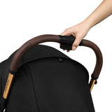 Carucior sport, Lionelo, Ingrid, Capotina impermeabila cu filtru UPF50+, Pana la 22 Kg, Spatar reglabil in 3 pozitii, Include suport pahar si plasa de tantari, Sistem pentru pliere automata, 6 luni+, Negru