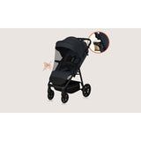 Carucior sport, Lionelo, Iva, Sustine 22 kg, 6 luni+, Capotina mare, Impermeabila, Protectie SPF 50+, 3 pozitii inclinare spatar, 8 pozitii inclinare suport picioare, 5 pozitii reglare maner, Include plasa de tantari si suport pentru biberon, Gri