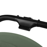 Carucior sport, Lionelo, Iva, Sustine 22 kg, 6 luni+, Capotina mare, Impermeabila, Protectie SPF 50+, 3 pozitii inclinare spatar, 8 pozitii inclinare suport picioare, 5 pozitii reglare maner, Include plasa de tantari si suport pt biberon, Verde