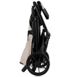 Carucior sport, Lionelo, Iva, Sustine 22 kg, 6 luni+, Capotina mare, Impermeabila, Protectie SPF 50+, 3 pozitii inclinare spatar, 8 pozitii inclinare suport picioare, 5 pozitii reglare maner, Include plasa de tantari si suport pentru biberon, Bej