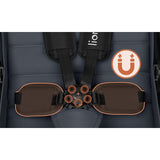 Carucior sport, Lionelo, Iva, Sustine 22 kg, 6 luni+, Capotina mare, Impermeabila, Protectie SPF 50+, 3 pozitii inclinare spatar, 8 pozitii inclinare suport picioare, 5 pozitii reglare maner, Include plasa de tantari si suport pentru biberon, Gri