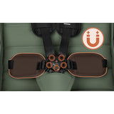 Carucior sport, Lionelo, Iva, Sustine 22 kg, 6 luni+, Capotina mare, Impermeabila, Protectie SPF 50+, 3 pozitii inclinare spatar, 8 pozitii inclinare suport picioare, 5 pozitii reglare maner, Include plasa de tantari si suport pt biberon, Verde