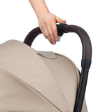 Carucior sport, Lionelo, Julie One, De la nastere, Greutate redusa, Cu accesorii, Cadru din aluminiu, 0-22 kg, Pliere compacta pentru avion, Conform cu standardele europene de securitate EN1888-1 si EN1888-2, Bej