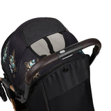 Carucior sport, Lionelo, Julie One, Editie limitata Golden Moments, De la nastere, Greutate redusa, Cu accesorii, Cadru din aluminiu, 0-22 kg, Pliere compacta pentru avion, Conform cu standardele europene de securitate EN1888-1 si EN1888-2, Negru