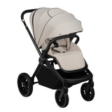 Carucior sport, Lionelo, Mika Plus, Cadru din aluminiu, Copertina XXL, Spatar reglabil in 3 pozitii, Cu accesorii, Pana la 22 kg, 6-48 luni; EN1888-1, EN1888-2 EN1466, Bej