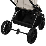 Carucior sport, Lionelo, Mika Plus, Cadru din aluminiu, Copertina XXL, Spatar reglabil in 3 pozitii, Cu accesorii, Pana la 22 kg, 6-48 luni; EN1888-1, EN1888-2 EN1466, Bej