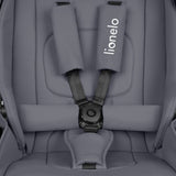 Carucior sport, Lionelo, Mika Plus, Cadru din aluminiu, Copertina XXL, Spatar reglabil in 3 pozitii, Cu accesorii, Pana la 22 kg, 6-48 luni; EN1888-1, EN1888-2 EN1466, Gri