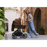 Carucior sport, Lionelo, Mika Plus, Cadru din aluminiu, Copertina XXL, Spatar reglabil in 3 pozitii, Cu accesorii, Pana la 22 kg, 6-48 luni; EN1888-1, EN1888-2 EN1466, Mocha Mousse