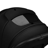 Carucior sport, Lionelo, Mika Plus, Cadru din aluminiu, Copertina XXL, Spatar reglabil in 3 pozitii, Cu accesorii, Pana la 22 kg, 6-48 luni; EN1888-1, EN1888-2 EN1466, Negru
