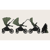 Carucior sport, Lionelo, Mika Plus, Cadru din aluminiu, Cu maner reversibil, Copertina XXL, Spatar reglabil in 3 pozitii, Cu accesorii, Pana la 22 kg, 6-48 luni; EN1888-1, EN1888-2 EN1466, Verde
