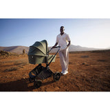 Carucior sport, Lionelo, Mika Plus, Cadru din aluminiu, Cu maner reversibil, Copertina XXL, Spatar reglabil in 3 pozitii, Cu accesorii, Pana la 22 kg, 6-48 luni; EN1888-1, EN1888-2 EN1466, Verde
