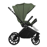 Carucior sport, Lionelo, Mika Plus, Cadru din aluminiu, Cu maner reversibil, Copertina XXL, Spatar reglabil in 3 pozitii, Cu accesorii, Pana la 22 kg, 6-48 luni; EN1888-1, EN1888-2 EN1466, Verde