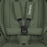 Carucior sport, Lionelo, Mika Plus, Cadru din aluminiu, Cu maner reversibil, Copertina XXL, Spatar reglabil in 3 pozitii, Cu accesorii, Pana la 22 kg, 6-48 luni; EN1888-1, EN1888-2 EN1466, Verde