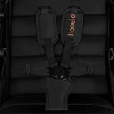 Carucior sport, Lionelo, Mira, Maner reglabil in 5 pozitii, Spatar si suport de picioare reglabile, Plasa de tantari si suport biberon incluse, Pana la 22 kg, 6 luni+, Conform cu EN1888-1, EN1888-2, Testare SGS, Negru
