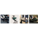 Carucior sport, Lionelo, Mira, Maner reglabil in 5 pozitii, Spatar si suport de picioare reglabile, Plasa de tantari si suport biberon incluse, Pana la 22 kg, 6 luni+, Conform cu EN1888-1, EN1888-2, Testare SGS, Verde