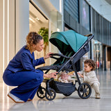 Carucior sport, Lionelo, Mira, Maner reglabil in 5 pozitii, Spatar si suport de picioare reglabile, Plasa de tantari si suport biberon incluse, Pana la 22 kg, 6 luni+, Conform cu EN1888-1, EN1888-2, Testare SGS, Negru