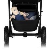 Carucior sport, Lionelo, Natt, De la nastere, Cu accesorii si capotina XXL reglabila, 0 - 22 kg, Conform cu standardele europene de securitate EN1888-1, EN1888-2, Verde