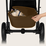 Carucior sport, Lionelo, Natt, De la nastere, Cu accesorii si capotina XXL reglabila, 0 - 22 kg, Conform cu standardele europene de securitate EN1888-1, EN1888-2, Verde