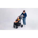 Carucior sport, Lionelo, Natt, De la nastere, Cu accesorii si capotina XXL reglabila, 0 - 22 kg, Conform cu standardele europene de securitate EN1888-1, EN1888-2, Verde