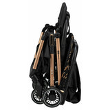 Carucior sport, FreeON, Unique, Pliabil automat, Spatar reglabil, Suport pentru sticla, 6.6 Kg, Conform cu standardul european de securitate EN 1888-2:2018, Gold Rose