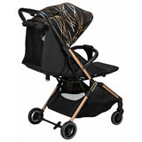 Carucior sport, FreeON, Unique, Pliabil automat, Spatar reglabil, Suport pentru sticla, 6.6 Kg, Conform cu standardul european de securitate EN 1888-2:2018, Gold Rose