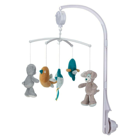 Carusel muzical, Free2Play, Pentru patut, Cu 5 jucarii din plus, Max the Bear