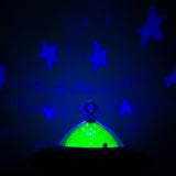 Carusel muzical, BabyMix, Pentru patut bebelusi, Cu proiectii, Cu 107 melodii si sunete ale naturii, Cu 4 jucarii, Blue