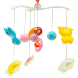 Carusel muzical, BabyMix, Pentru patut bebelusi, Cu proiectii, Cu melodii si sunete ale naturii, Cu 11 jucarii, Red