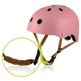 Casca pentru copii, Lionelo, Reglabila 50-56 cm, Din ABS si EPS, Conform cu standardul EN1078, Roz