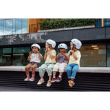 Casca pentru copii, Lionelo, Reglabila 50-56 cm, Din ABS si EPS, Conform cu standardul EN1078, Roz