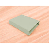 Cearceaf cu elastic, MimiNu, Jerse, Pentru pat 160x80 cm, Material certificat Oeko Tex Standard 100, Olive