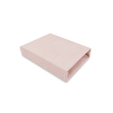 Cearceaf cu elastic, MimiNu, Jerse, Pentru pat 160x80 cm, Material certificat Oeko Tex Standard 100, Powder Pink