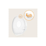 Colectoare san, Lionelo, 2 buc, 60 ml, fara BPA, Ergonomice, Compatibile cu orice sutien, Transparent