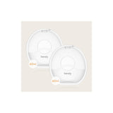 Colectoare san, Lionelo, 2 buc, 60 ml, fara BPA, Ergonomice, Compatibile cu orice sutien, Transparent