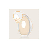 Colectoare san, Lionelo, 2 buc, 60 ml, fara BPA, Ergonomice, Compatibile cu orice sutien, Transparent