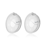 Colector de lapte, Lionelo, Milky, 2 buc, Se potriveste tuturor sutienelor, Cutie depozitare igienica inclusa, Fara bisfenol A, Capacitate 40 ml, Transparent