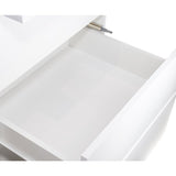 Comoda, Qmini, Wladi, Cu masa pentru infasat demontabila, Cu 3 sertare, Din pal+placa HDF, Alb