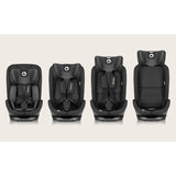 Scaun auto, Lionelo, Harper i-Size, Isofix, Cu centura TopTether, Cu spatar inclinabil in 5 pozitii, Cu tetiera reglabila in 13 pozitii, Cu tehnologie Dri Seat, Instalare cu fata inainte, 9-36 kg, 76-150 cm, Conform cu ECE R129, Gri