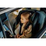 Scaun auto, Lionelo, Harper i-Size, Isofix, Cu centura TopTether, Cu spatar inclinabil in 5 pozitii, Cu tetiera reglabila in 13 pozitii, Cu tehnologie Dri Seat, Instalare cu fata inainte, 9-36 kg, 76-150 cm, Conform cu ECE R129, Gri