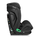 Scaun auto, Lionelo, Harper i-Size, Isofix, Cu centura TopTether, Cu spatar inclinabil in 5 pozitii, Cu tetiera reglabila in 13 pozitii, Cu tehnologie Dri Seat, Instalare cu fata inainte, 9-36 kg, 76-150 cm, Conform cu ECE R129, Gri