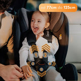 Scaun auto, Lionelo, Harper i-Size, Isofix, Cu centura TopTether, Cu spatar inclinabil in 5 pozitii, Cu tetiera reglabila in 13 pozitii, Cu tehnologie Dri Seat, Instalare cu fata inainte, 9-36 kg, 76-150 cm, Conform cu ECE R129, Gri